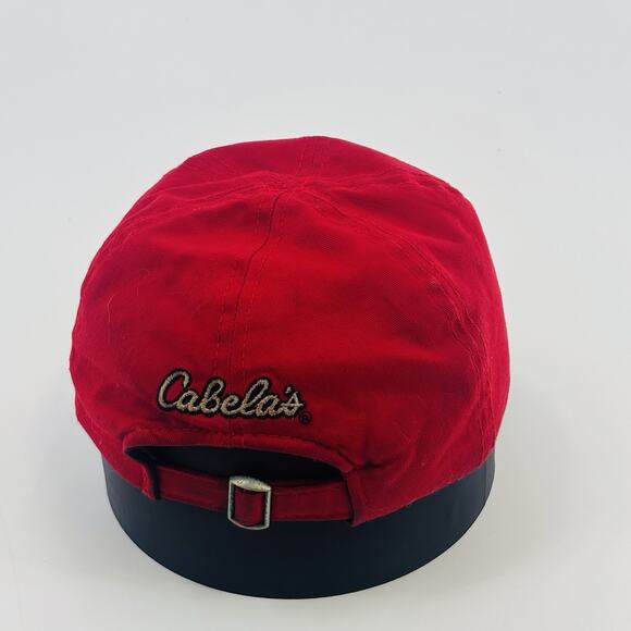 Cabela's Red Hunting Cap Hat One Size Gore-Tex Embroidered Bird Hunting Pheasant - Picture 3 of 5